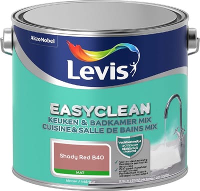 Levis - Easyclean Keuken & Badkamer Mix - Shady Red B40 - Mengverf - 2,5 L