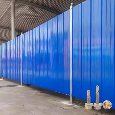 Dakpanelen - Metaal Platen - Schuur Afdekken - Waterdicht en Sterk - 90 cm Breed - Blauw