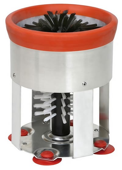 Spoelborstel, Bierborstel in een metalen behuizing - 25cm