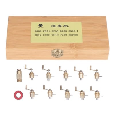 Veerton Professioneel - 12 Delige Horloge Reparatie Set - Ergonomische Handgreep - Duurzaam Messing - Universeel Gebruik - Maximale Weerstand - Horlogereparatie