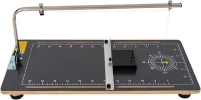 Schuimsnijder - Hete draadsnijder - Precisie snijden - Verstelbare hoek - 20 cm snijhoogte - Zwart
