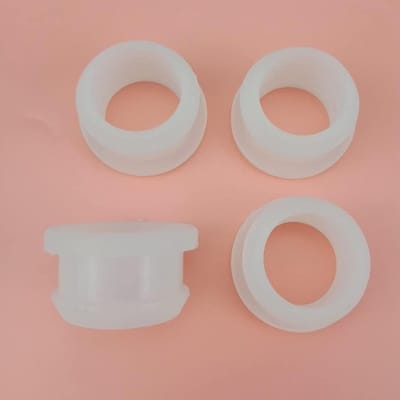 10pcs Rubber Grommet Two Sides High Temperature Gasket T Type Plug With Hole 0.45/0.48/0.5/0.5 Inch Silicone Ring Grommet 11mm/12mm/13mm (Color : Trasparent, Size : A 10.5mm(0.41inch))