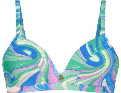 Ten Cate triangle bikini top swirl voor Dames | Maat 40C (80C)