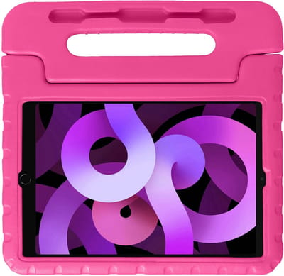 Hoesje - Geschikt voor Apple iPad Air 6 (2024) - 13 inch - 6e Generatie - M2 - Kinderhoes Shockproof Bumper - Kidsproof Case - Tablet Hoes - Kinder Hoes Cover - Roze