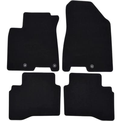 Tapis de sol - Kia - Niro - 2016-2022 - 4 pièces - Velours imperméable - Antidérapant