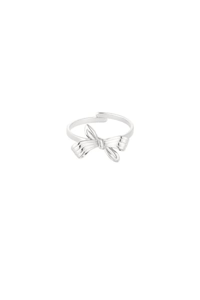 Bijoutheek Ring (Sieraad) Strikje Zilver