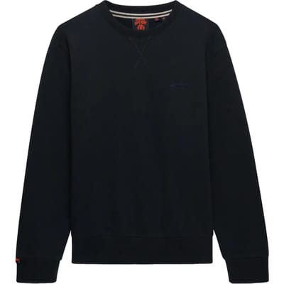 Superdry Essential Logo Crew Sweatshirt Blauw Grootte: M