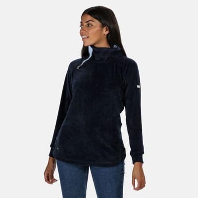 Regatta - Women's Cliona Lightweight Velour Overhead Sweatshirt - Outdoortrui - Vrouwen - Maat 44 - Blauw