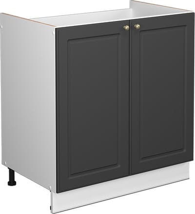 Vicco Fame-Line Wastafelkast – 80 cm zonder werkblad Antraciet-goud