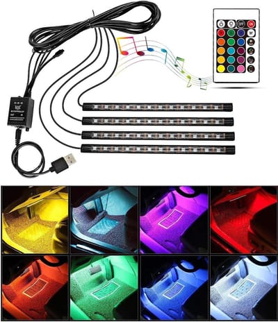 MRKK® Auto Interieur Verlichting - Led Strip Auto –20x10x2.5 cm