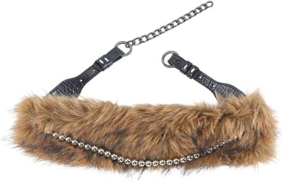 Dikke verstelbare faux leren kettingriem voor punk en grunge stijl, ideaal voor jurken en kostuums
