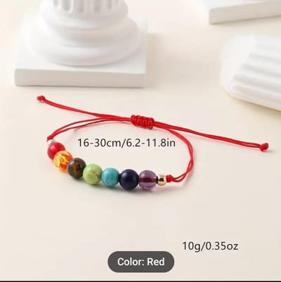 Verstelbare chakra armband