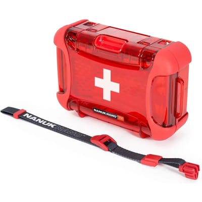 Nanuk Case 330 empty – w/First Aid Logo - Red