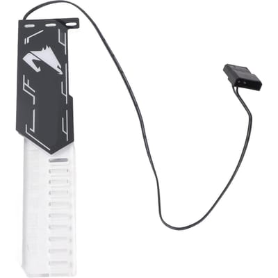 RGB Grafische Kaart Ondersteuningsbeugel Acryl GPU Houder Standaard Groot 4PIN voor Desktop Computer 25cm white