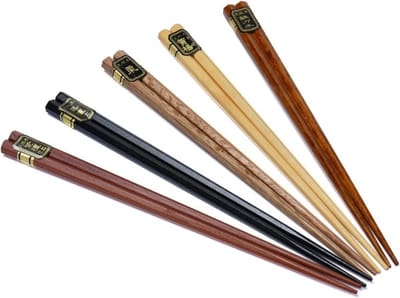 Scoby - Sushistokjes - Eetstokjes - Houten Chopsticks - Japanse eetstokjes - 5 Paar