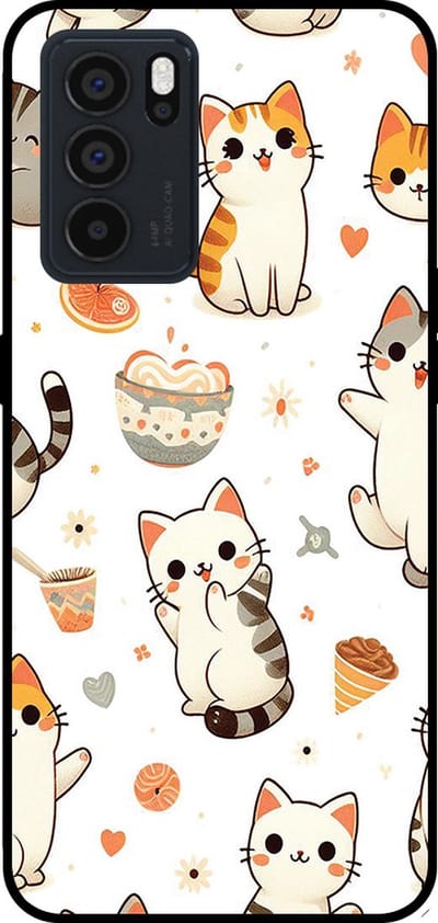 Smartphonica Telefoonhoesje Geschikt voor Oppo Reno6 Pro met katten opdruk - TPU backcover case cat design geschikt voor Oppo Reno6 Pro