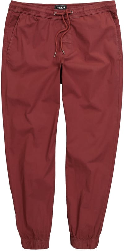 Men Plus - Heren - Instapbroek met tailleband FLEXLASTIC® Relaxed Fit - Koperbruin - Maat 3XL