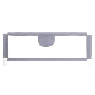 Baby Bedhek - Bedhekje - Bedrail - Uitvalbescherming - Voor bed - Veiligheidsbescherming & Bed Barrière - Grijs - 150 x 100 cm