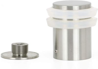 Deurstopper Vloer - Deuraanslag Stopper - Muren en Deuren Beschermen - Anticorrosie Roestvrij Staal - 35x50 mm