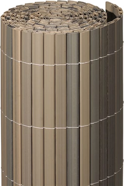 Videx Tuinscherm PVC Stone Wash 180x300 cm - Eenvoudige montage en onderhoudsvrij - Hoogwaardig PVC