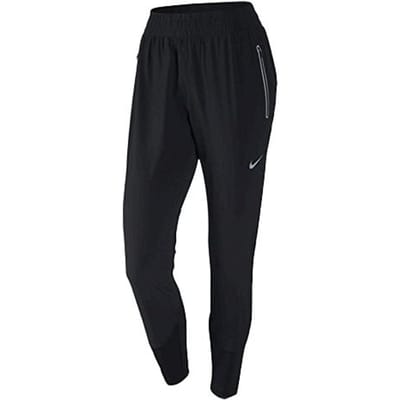 Nike Elastische Taille Hardlopen Sport Lange Broek Dames Onderstukken Zwart 885259-010 M black