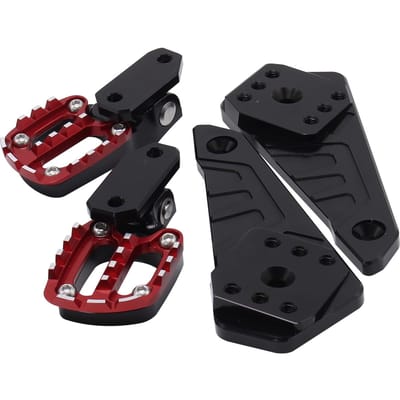 Brede Voetsteunen Voor Billet Vergrote Pedalen Rust Voetsteunen Vervanging voor Honda X-ADV 750 2021 black