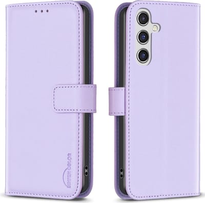 BINFEN Hoesje - Geschikt voor Samsung Galaxy A16 Hoesje - BINFEN Color Book Case - Lavendel