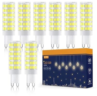 LED G9 Lampen 7W - Koud Wit 6500K - Energiezuinig en Flikkervrij - Set van 8