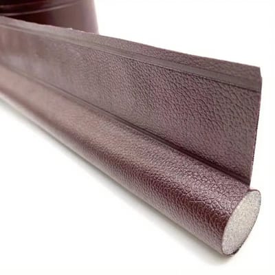 Nivard Tochtstrip - Tochthond - Windstopper - Deurborstel - Tochtband - Tochtstopper - Tochtkussen - Kussen Voor Deur - Draft Stopper - Donker Bruin