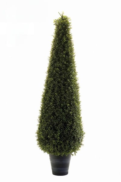 Emerald - Kunstplant Buxus piramide UV 40x135cm - Kunstplant voor binnen