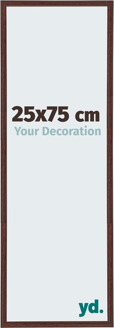 Your Decoration - Fotolijst 25x75 cm - Kunststof - Bruin - Annecy