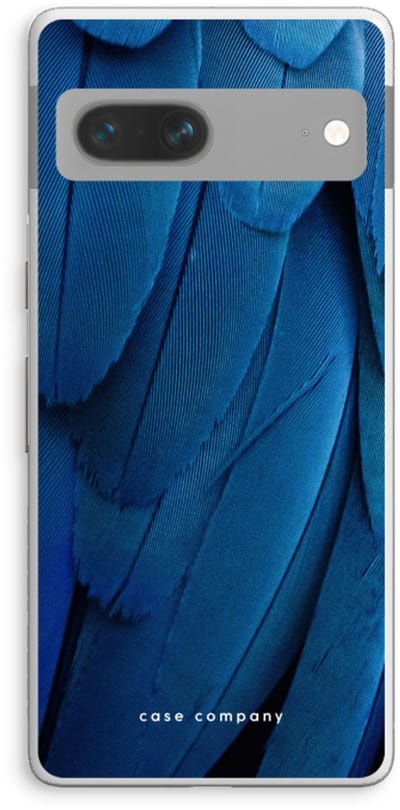 Case Company® - Hoesje geschikt voor Google Pixel 7 hoesje - Pauw - Soft Cover Telefoonhoesje - Bescherming aan alle Kanten en Schermrand