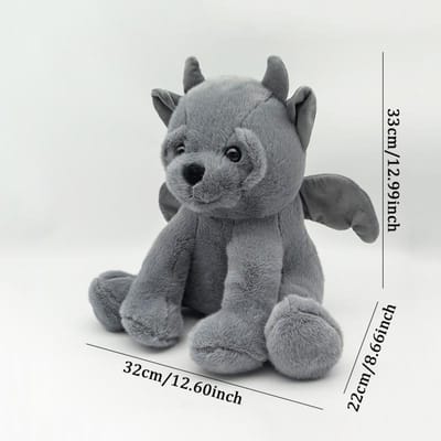 TreasuringU Gargoyle Beer Pluche Speelgoed Halloween Kerstmis Zacht Kussen Gevuld Poppetje Schattig Karakter Cadeau