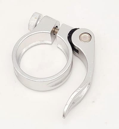 Aluminium Fietszadelklem met Snelsluiting 34,9 mm