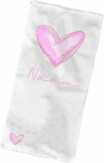 Strandlaken - Badhanddoek met print - Strandhandoek - Persoonlijk handdoek voor op het strand - Zwemmen - Badlaken met naam
