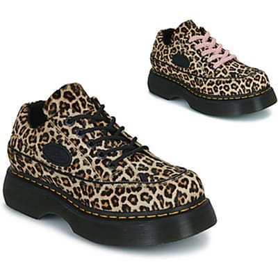 Nette schoenen Dr. Martens Buzz 5i Light Tan Mini Leopard Spot Hair On