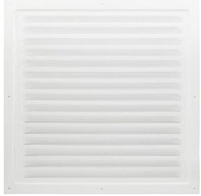 Ventilatierooster 12,5 x 12,5 cm - Wit Metalen Ventilatie