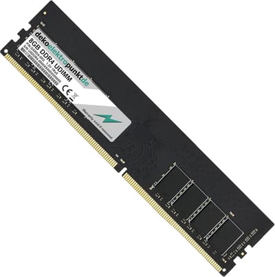RAM Geheugen - Werkgeheugen Geheugenmodule - Computer Upgrade - Plug & Play Installatie - 8 GB - Wit