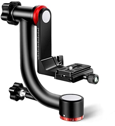 Professionele Gimbal Statiefkop voor 360° Panoramafotografie, Geschikt voor DSLR Camera's tot 13,6 kg