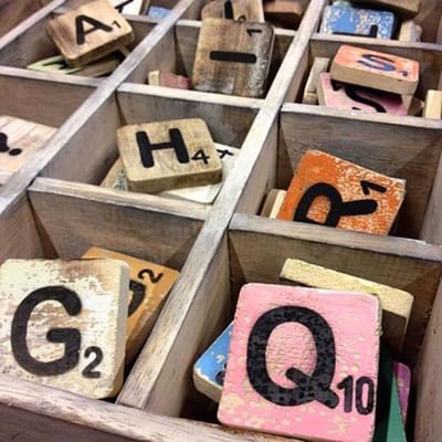Letter A 20x20 cm