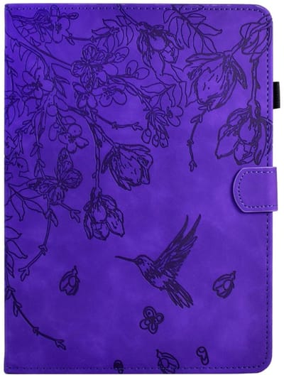 Bescherm-Etui Hoes Map voor Xiaomi Redmi Pad 2 - 11" - Kolibrie - Paars