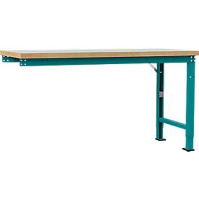 Manuflex aanbouw-werkbank Profi speciaal, tafelblad kunststof, 1750 x 700 mm, waterblauw