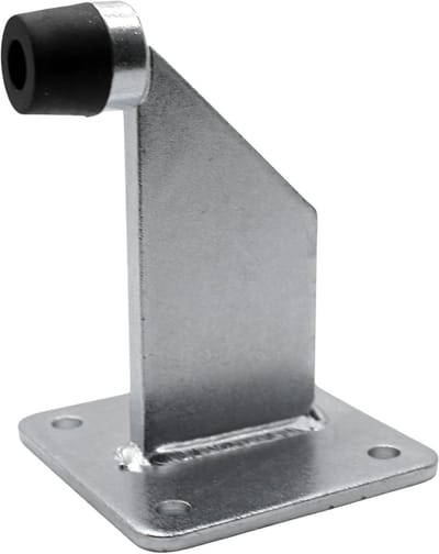 Vloer deurstopper - Deurrem grond - Tochtvrij houden - Robuust gegalvaniseerd staal - 100x100x142 mm