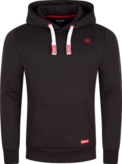 riverso Heren trui RIVLinus regular fit Zwart S Volwassenen hoodie / capuchon trui