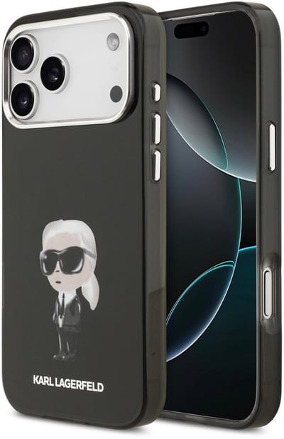 Karl lagerfeld telefoonhoesje voor iPhone 17 Pro Max - MagSafe - Zwart