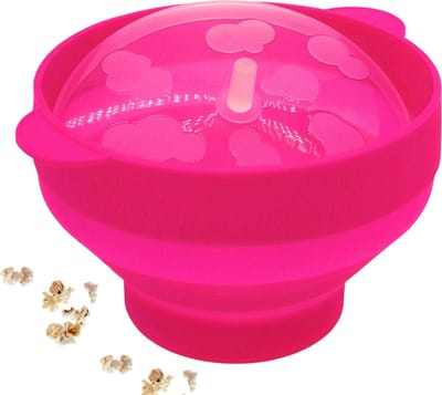 Nivard Popcornmakers - Popcornpan - Popcorn Machine - Mini Popcorn Machine - Roze
