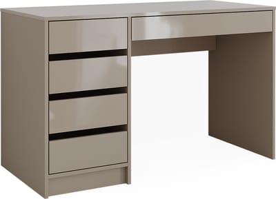 Vicco Sherry Kaptafel – 120 cm Zonder spiegel Grijs hoogglans