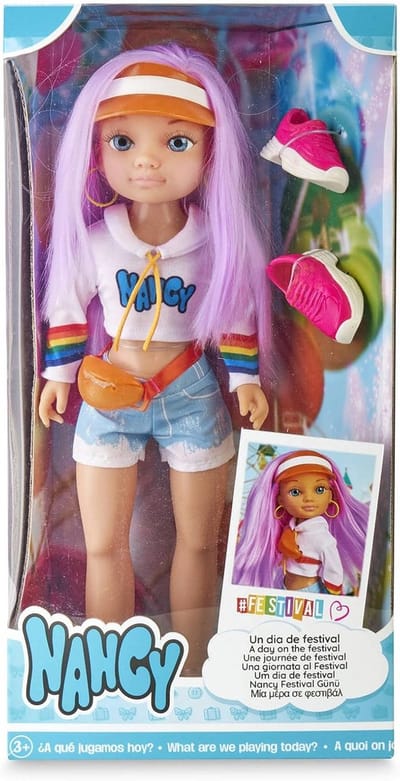 Modieuze Pop met Gekleurd Haar en Accessoires | Speelgoed voor Jongens en Meisjes Vanaf 3 Jaar