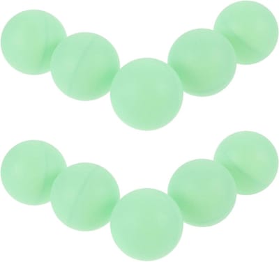 Tafeltennisballen Set - Glow Pingpong - Nachtelijk Spel - Lichtgevend Effect - 10 Stuks - Wit