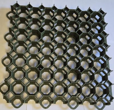Stella Green grasplaat / grindplaat 50 x 50 x4 cm groen set a 10 stuks